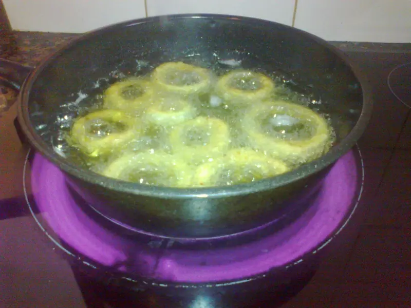 Aros de cebolla (fotoreceta)