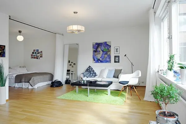 Inspirador Apartamento De Una Habitación.