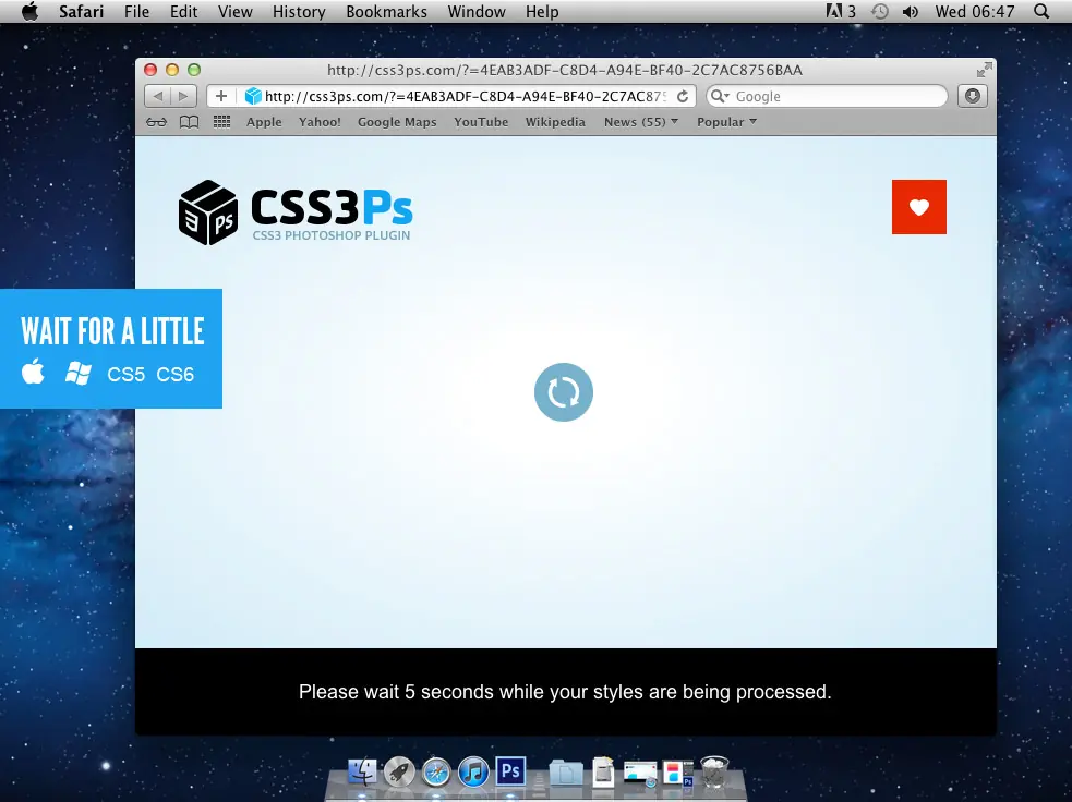 De photoshop a CSS3 [Plugin]