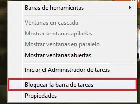 centrar iconos de la barra de ta