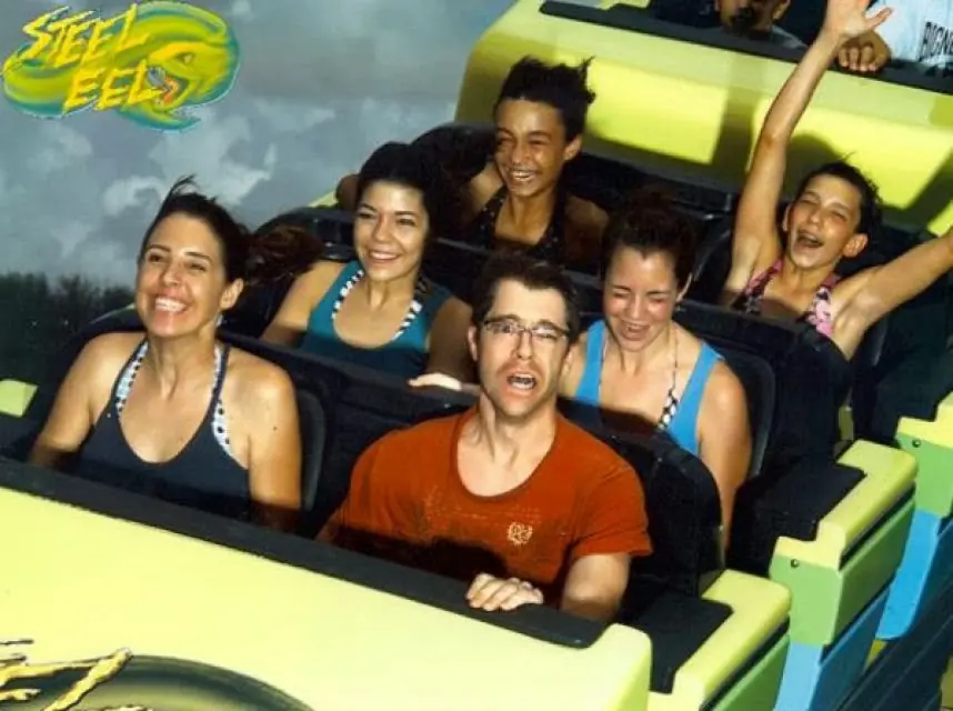 Las fotos más graciosas tomadas en montañas rusas