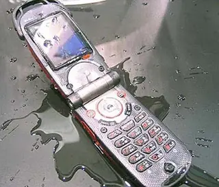Seca tu celular mojado