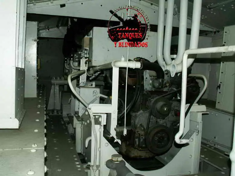El interior de un Tanque de guerra
