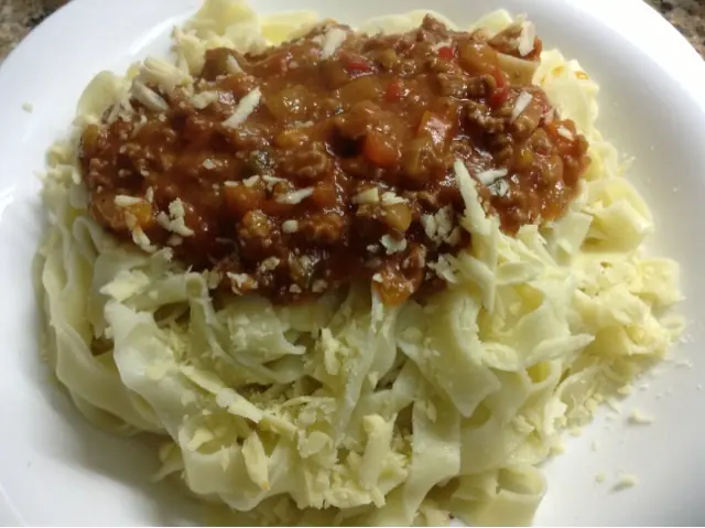 Cintas Caseras a la Boloñesa [Foto Receta]