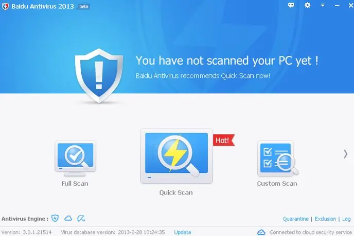 Antivirus gratuito que solo consume 10MB