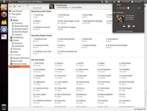 Banshee ya es el reproductor por defecto en Ubuntu 11.04.