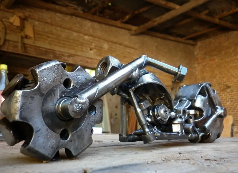 Mi moto nueva,hecha con chatarra