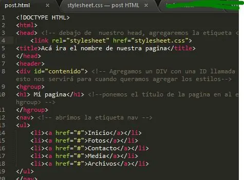 stylesheet