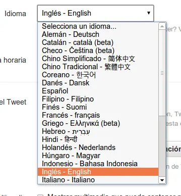 buscar tweets antiguos