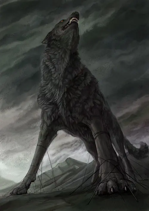 Fenrir,el temible lobo de la mitologia nordica