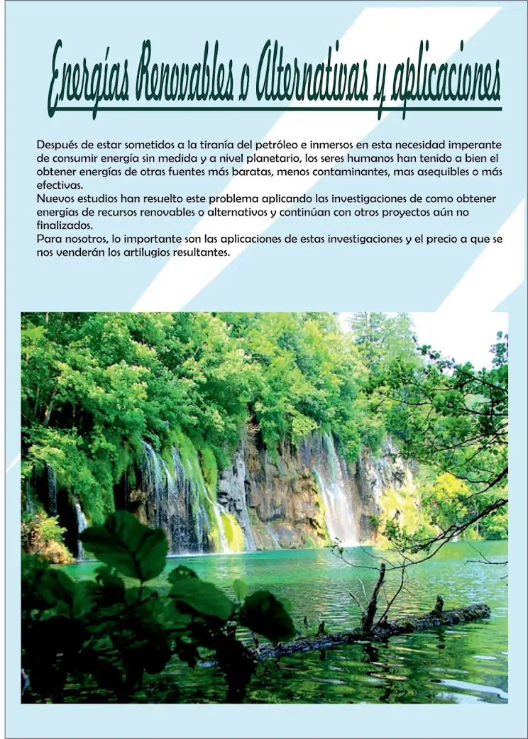 Energias renovables aplicadas