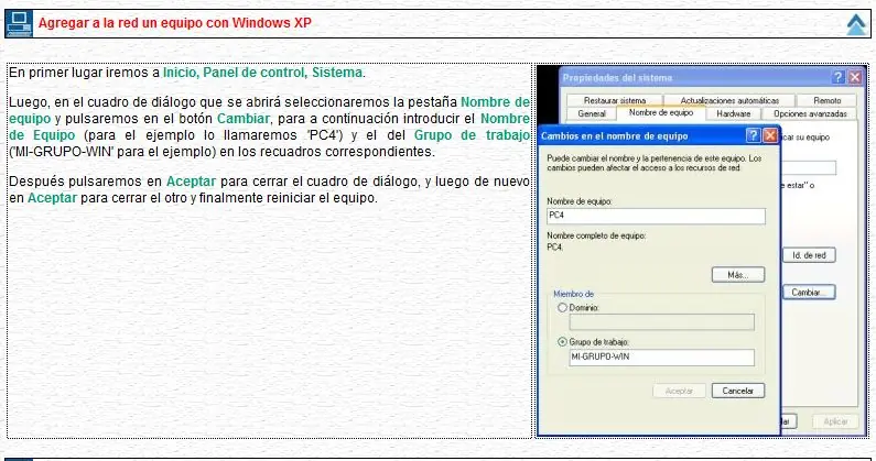 Crear una red con Windows 7, Windows Vista y Windows XP