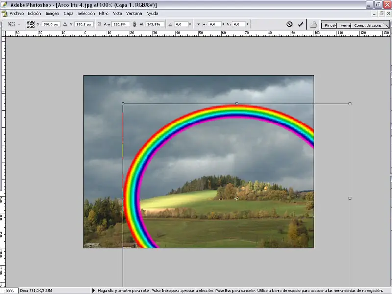 Arco iris en PS