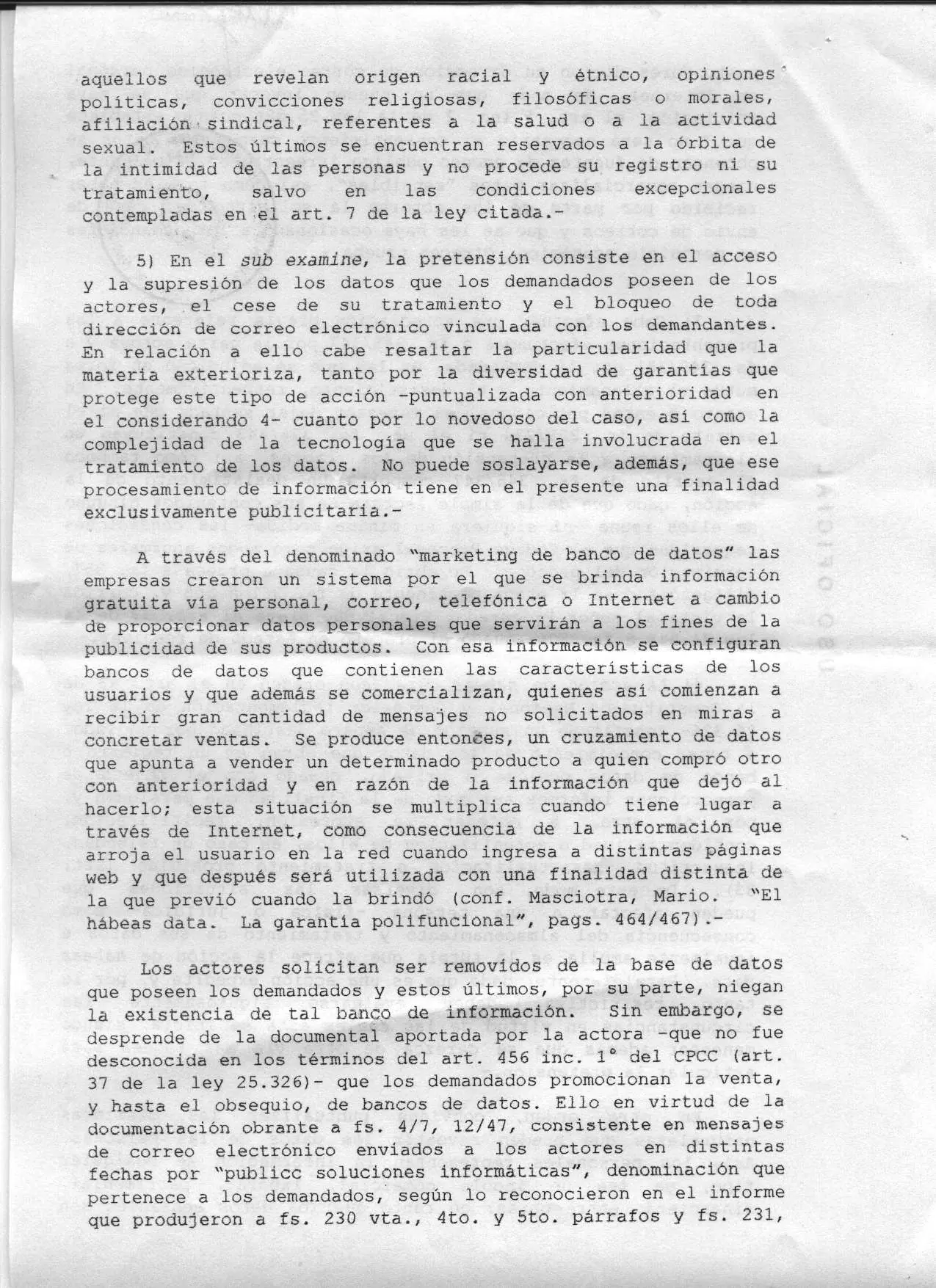 correo masivo