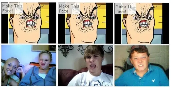 Haz estas caras