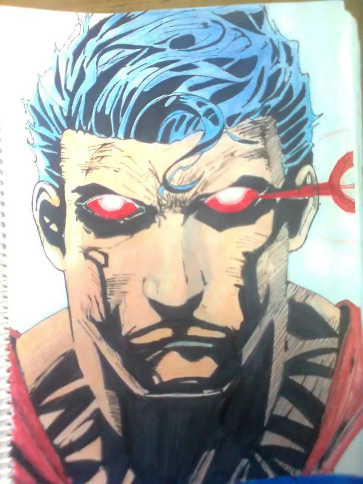 Dibujo de Superman + Yapa (paso a paso)