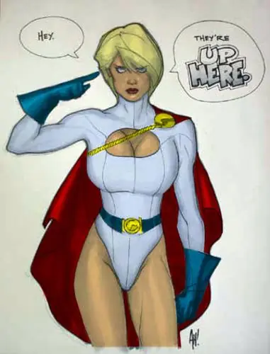 Buenos dibujos de Adam Hughes