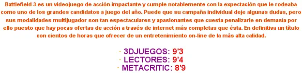 [Megapost!] TOP Games Lanzamiento 2011