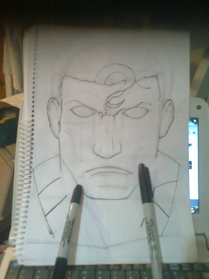 Dibujo de Superman + Yapa (paso a paso)