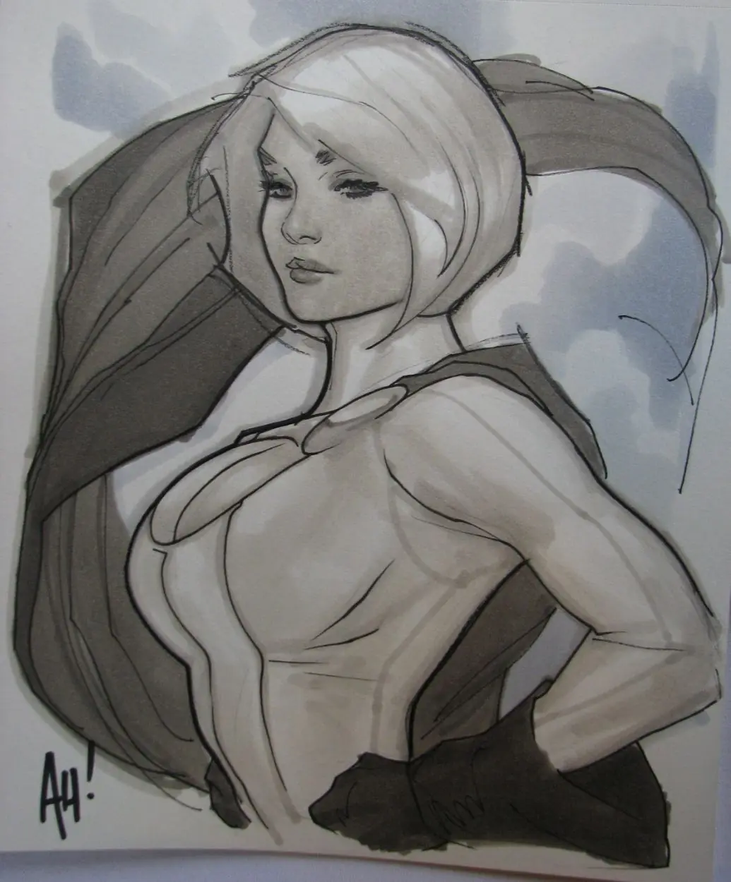Buenos dibujos de Adam Hughes