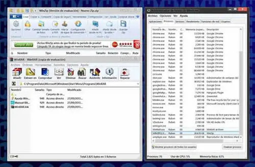 Winzip y WinRAR: ¿Cuál es el mejor?