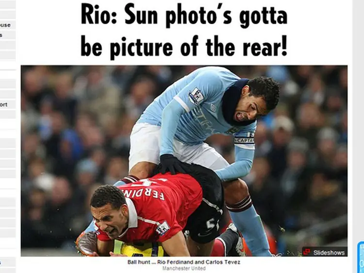 La increible foto de Carlos Tevez