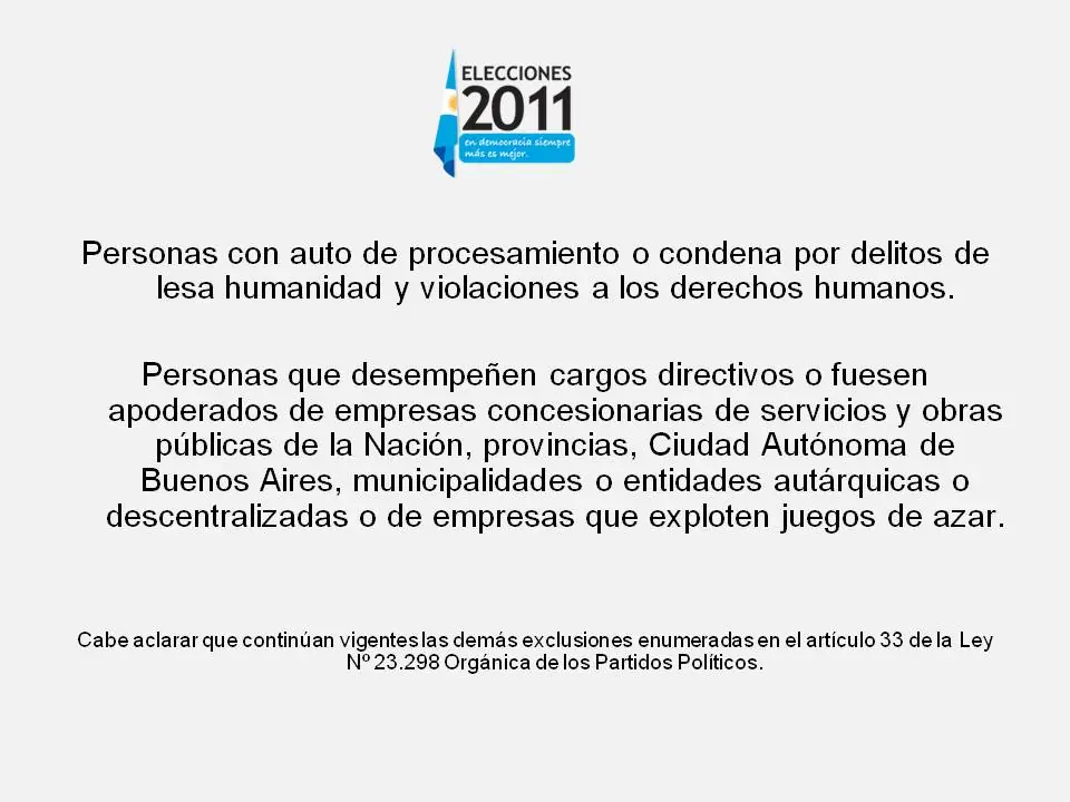 elecciones