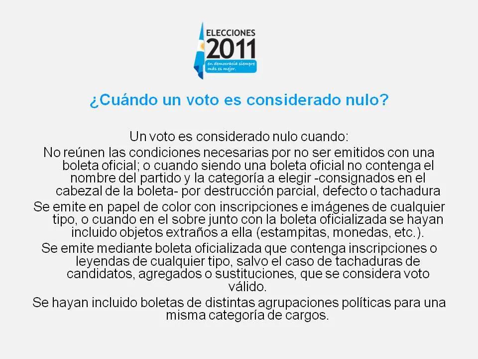 elecciones