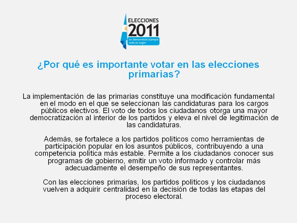 elecciones