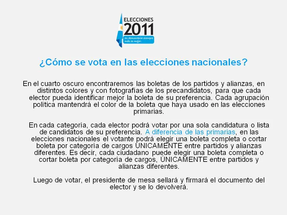 como votar