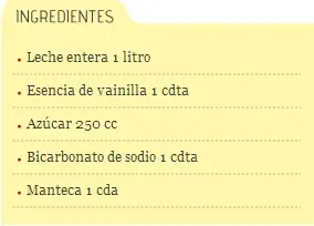 Dulce de Leche Casero