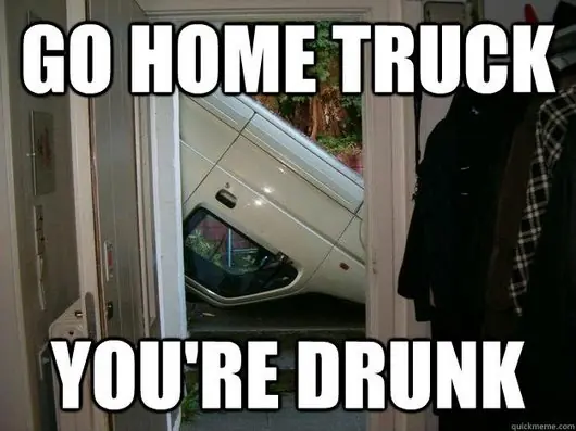 Go home you're drunk