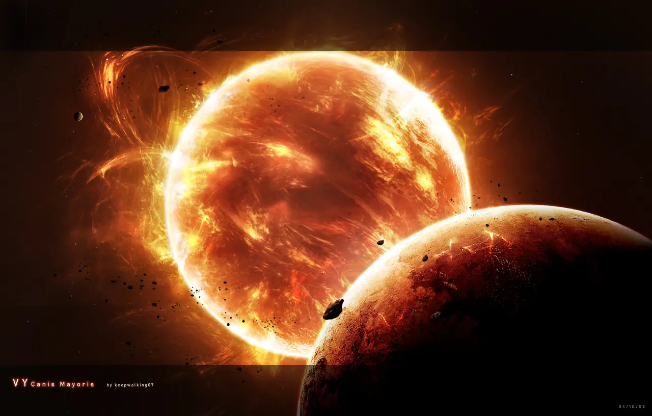 VY Canis Majoris, la estrella más grande