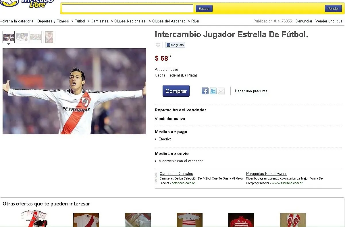 Canjean a Funes Mori por Sega en ML