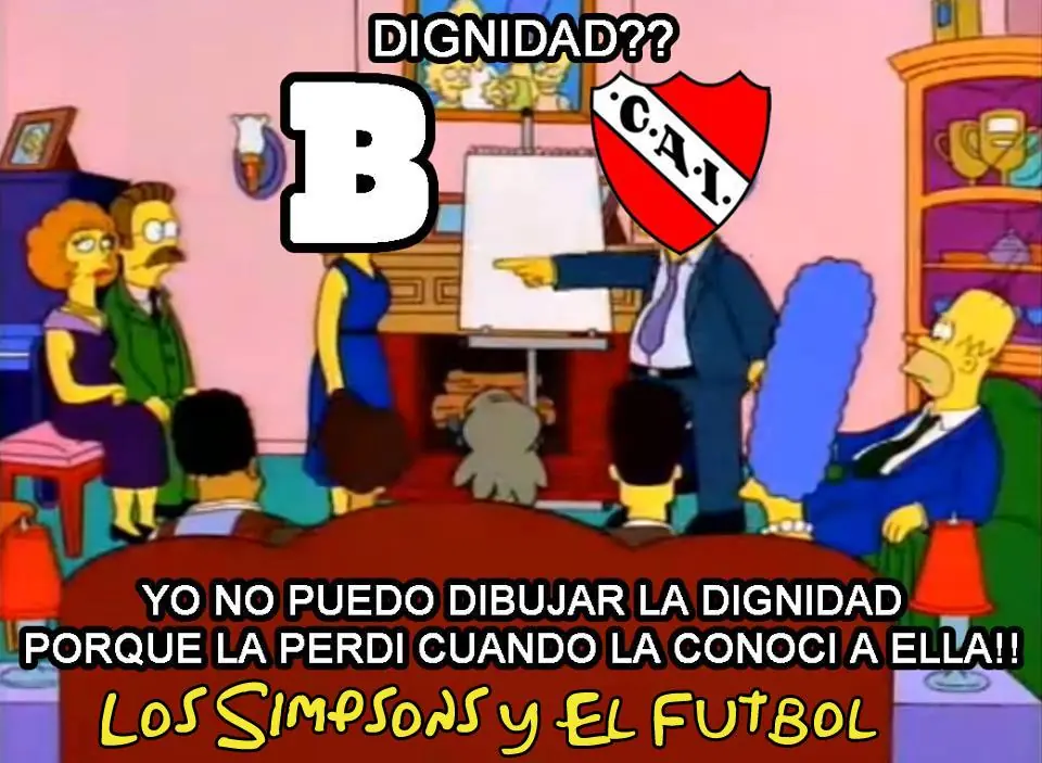 Los Simpsons y el futbol argentino
