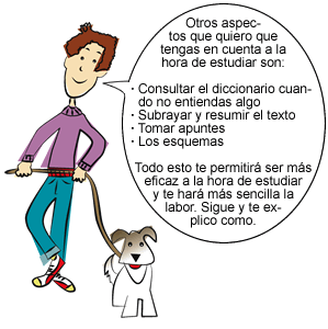 estudiar.