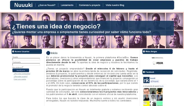 Nace una red social para cofinanciar proyectos empresariale