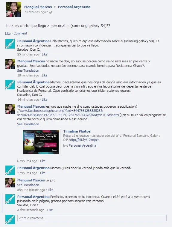 Trolleando a Personal