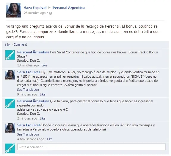 Trolleando a Personal