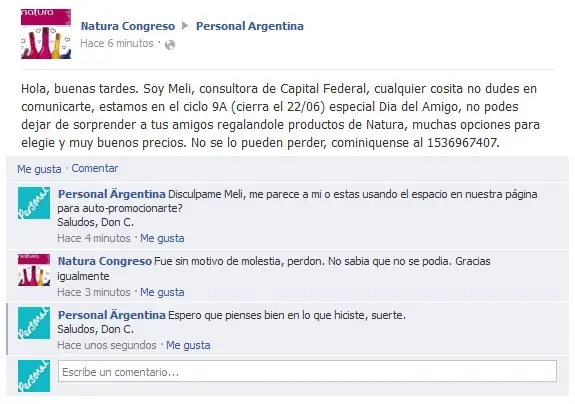 Trolleando a Personal