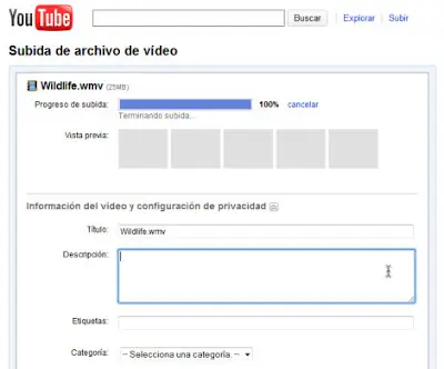 YouTube aumenta a 15 minutos el limite de subida
