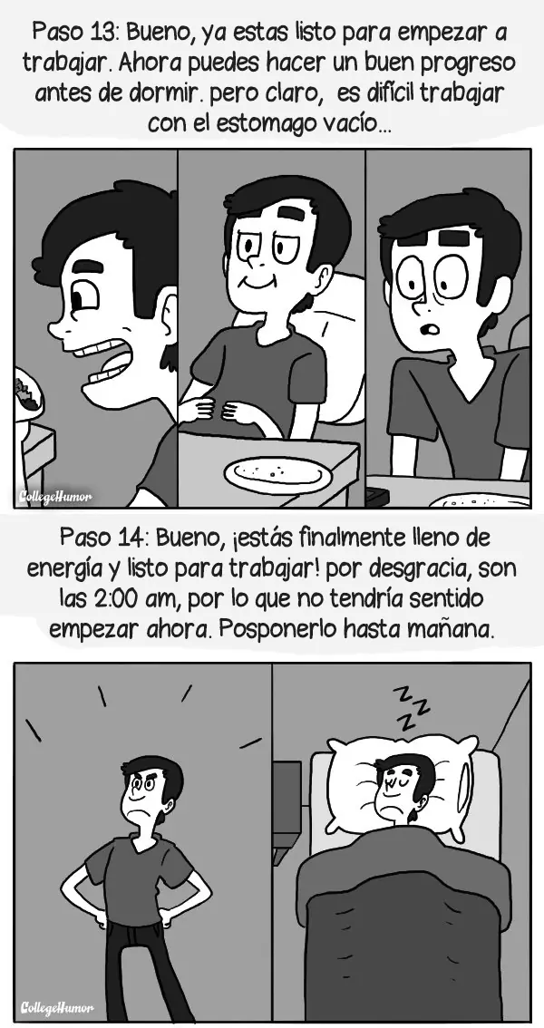 ¿Cómo conseguir NO hacer nada? Guía ilustrada