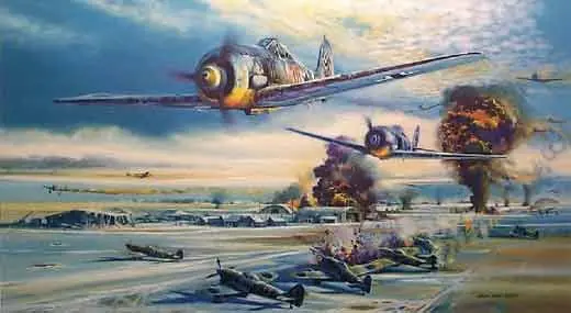 La defensa aerea del Reich.