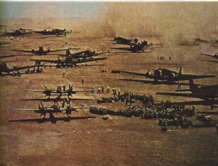 La defensa aerea del Reich.
