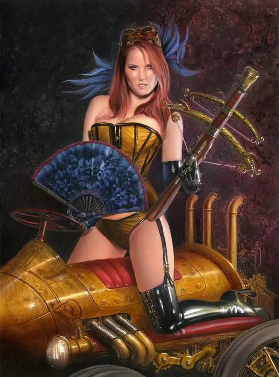 Stunning Pin-Up Fantasy Por Lorenzo Sperlonga