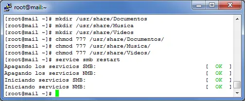 recursos compartidos linux