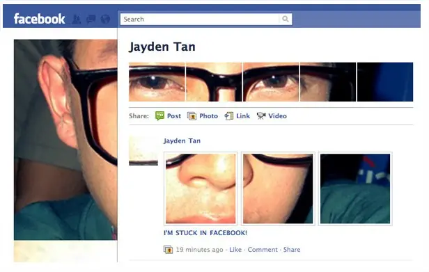 un uso creativo para el nuevo facebook