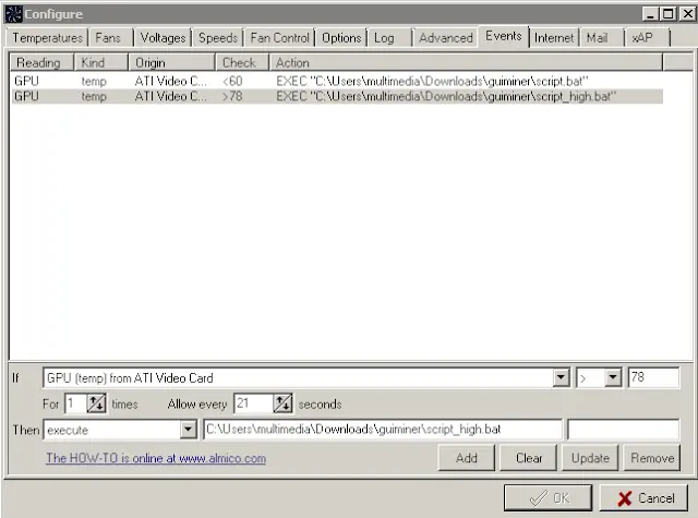 Como evitar cuelgues con GUIMINER (Bitcoin)