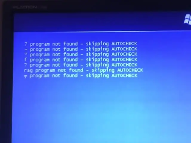 Solucion probable al Error y Skipping AUTOCHECK [Util]