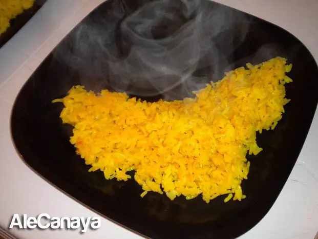 [Cocina] Torre de berenjena con arroz boloñés